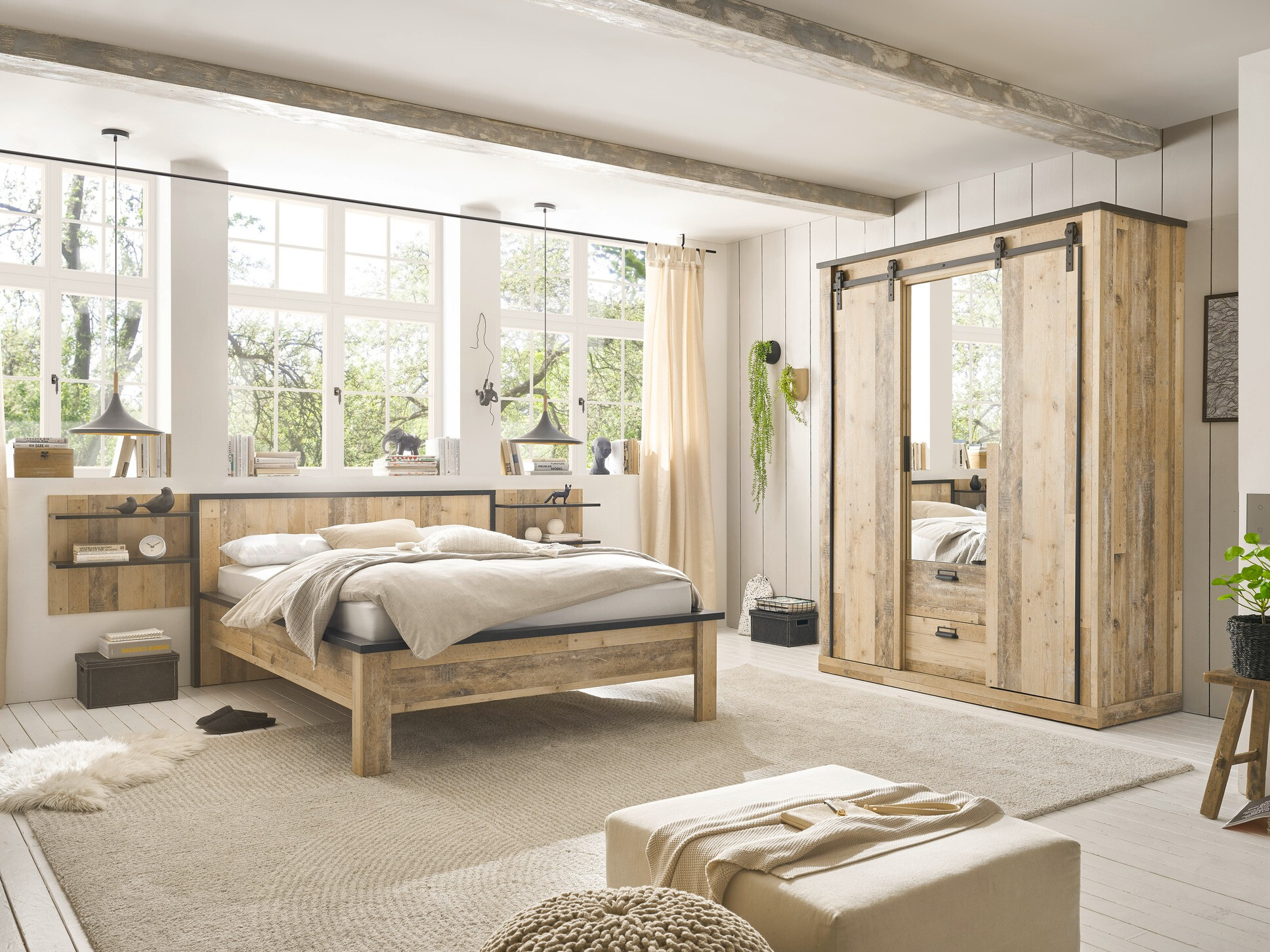 Ormar Cirtale 107 (Antracit + Starinsko drvo)