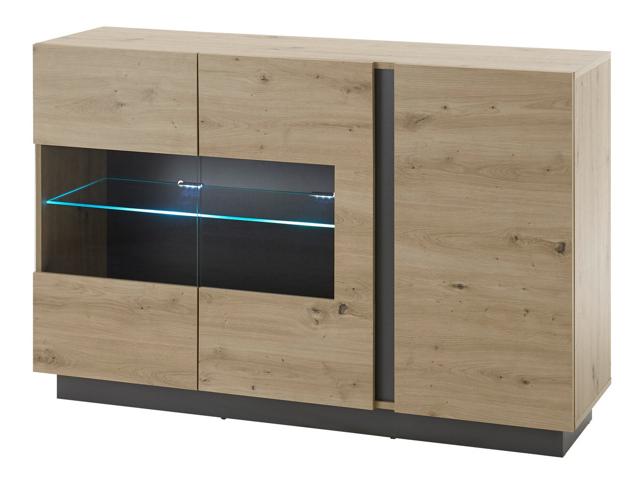 Ormarić Veropho 104 (Hrast Artisan + Grafit)