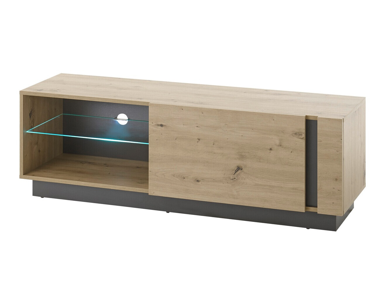 TV stol Veropho 102 (Hrast Artisan + Grafit)