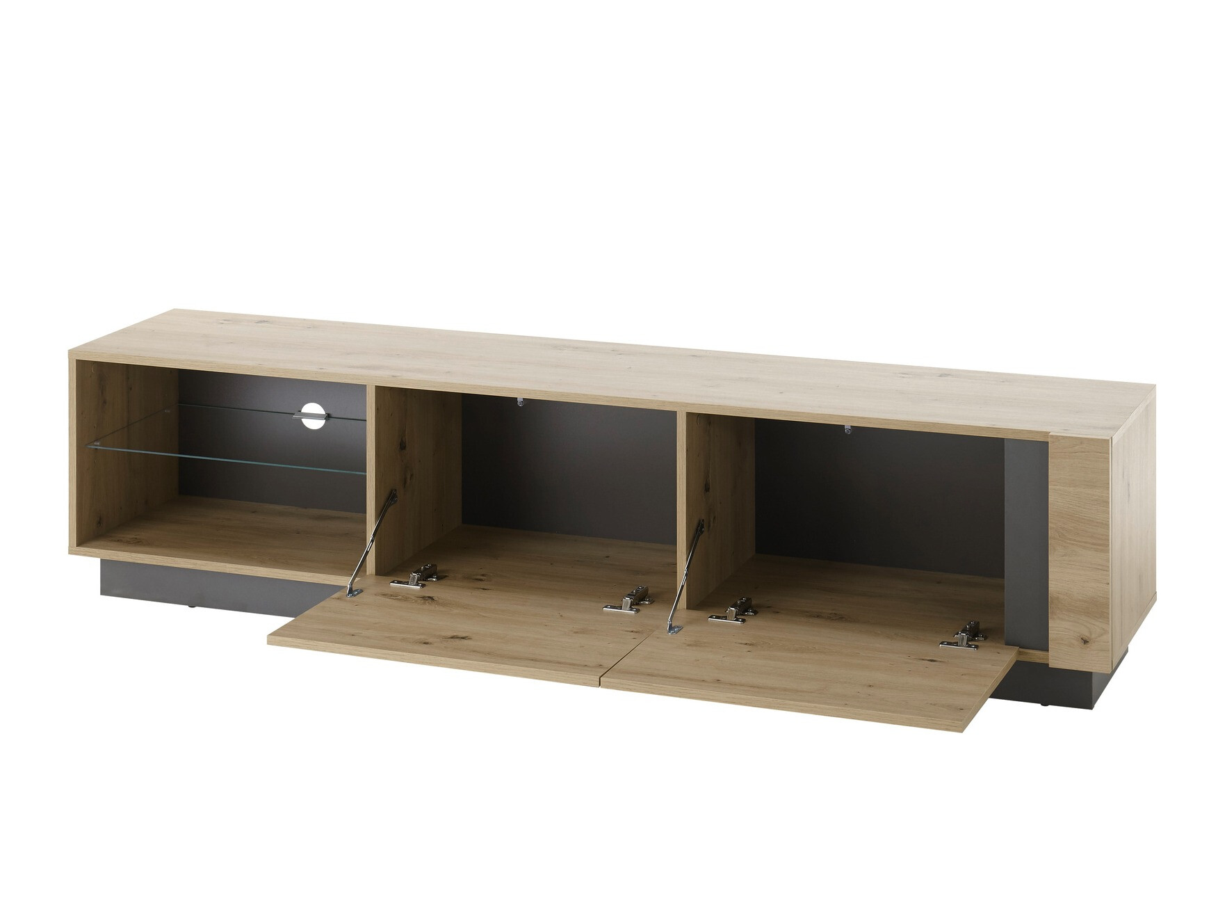 TV stol Veropho 103 (Hrast Artisan + Grafit)