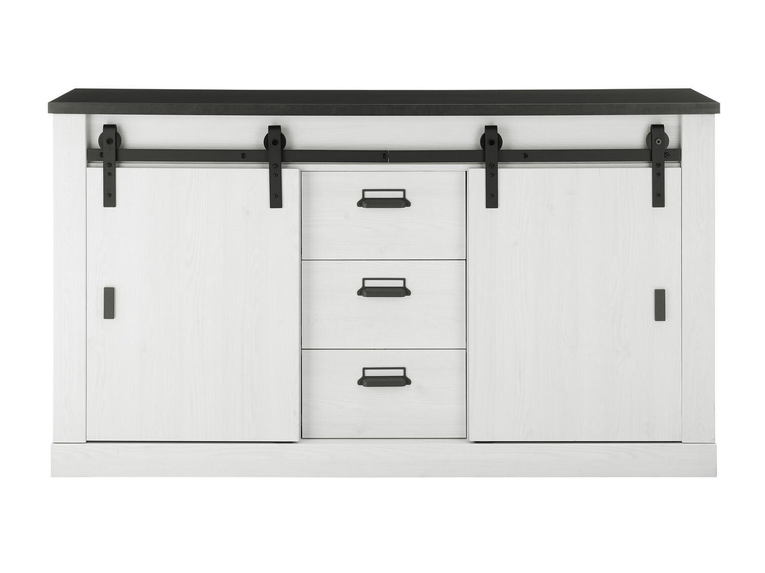 Komoda Cirtale 116 (Antracit + Izbijeljeni bor)