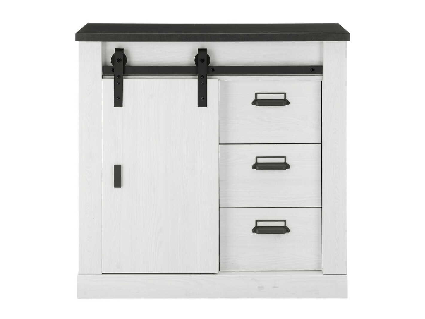 Komoda Cirtale 117 (Antracit + Izbijeljeni bor)