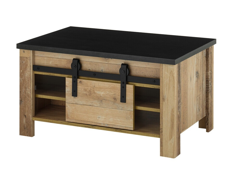 Stolić za kavu Cirtale 111 (Antracit + Starinsko drvo)