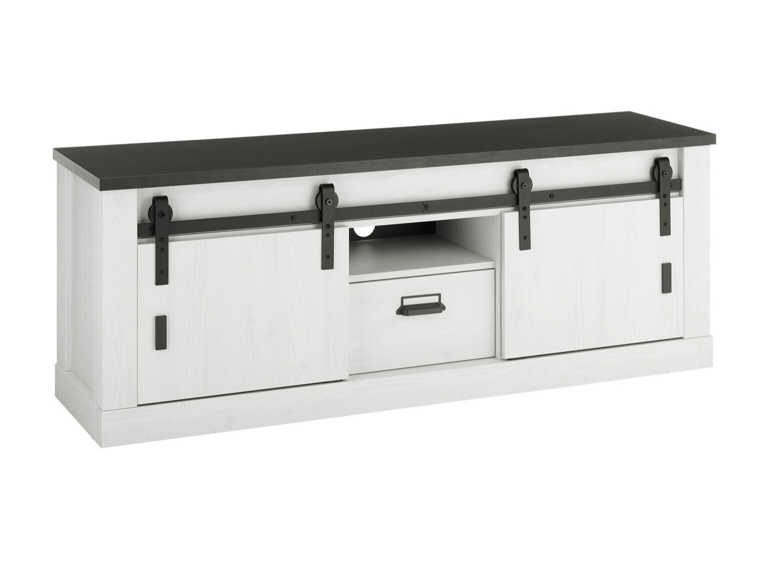 TV stol Cirtale 112 (Antracit + Izbijeljeni bor)