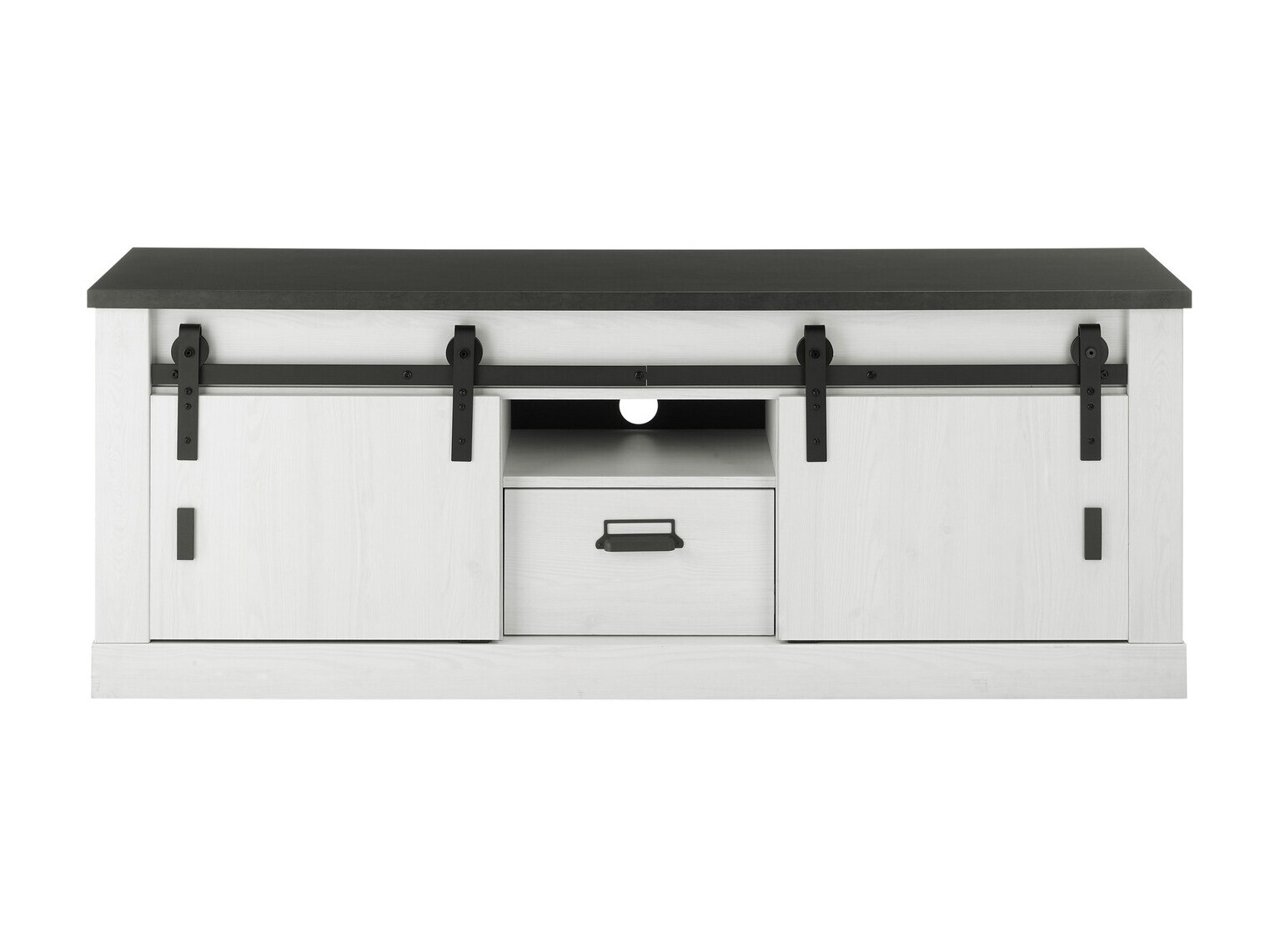 TV stol Cirtale 112 (Antracit + Izbijeljeni bor)