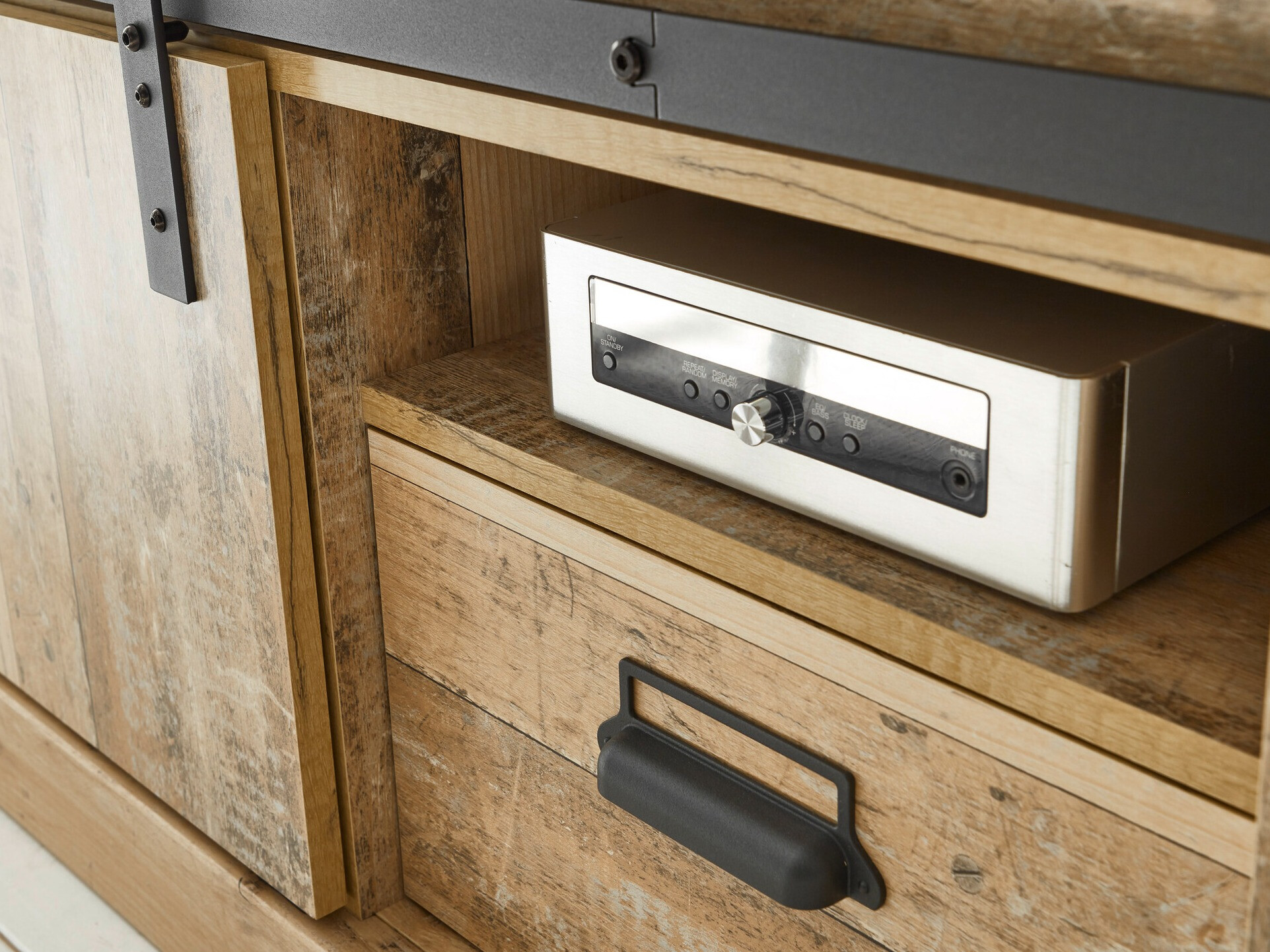 TV stol Cirtale 112 (Antracit + Starinsko drvo)