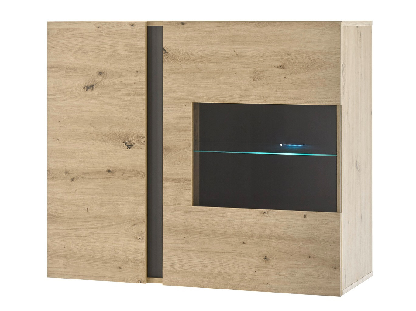 Zidni ormarić Veropho 105 (Artisan hrast + Grafit)