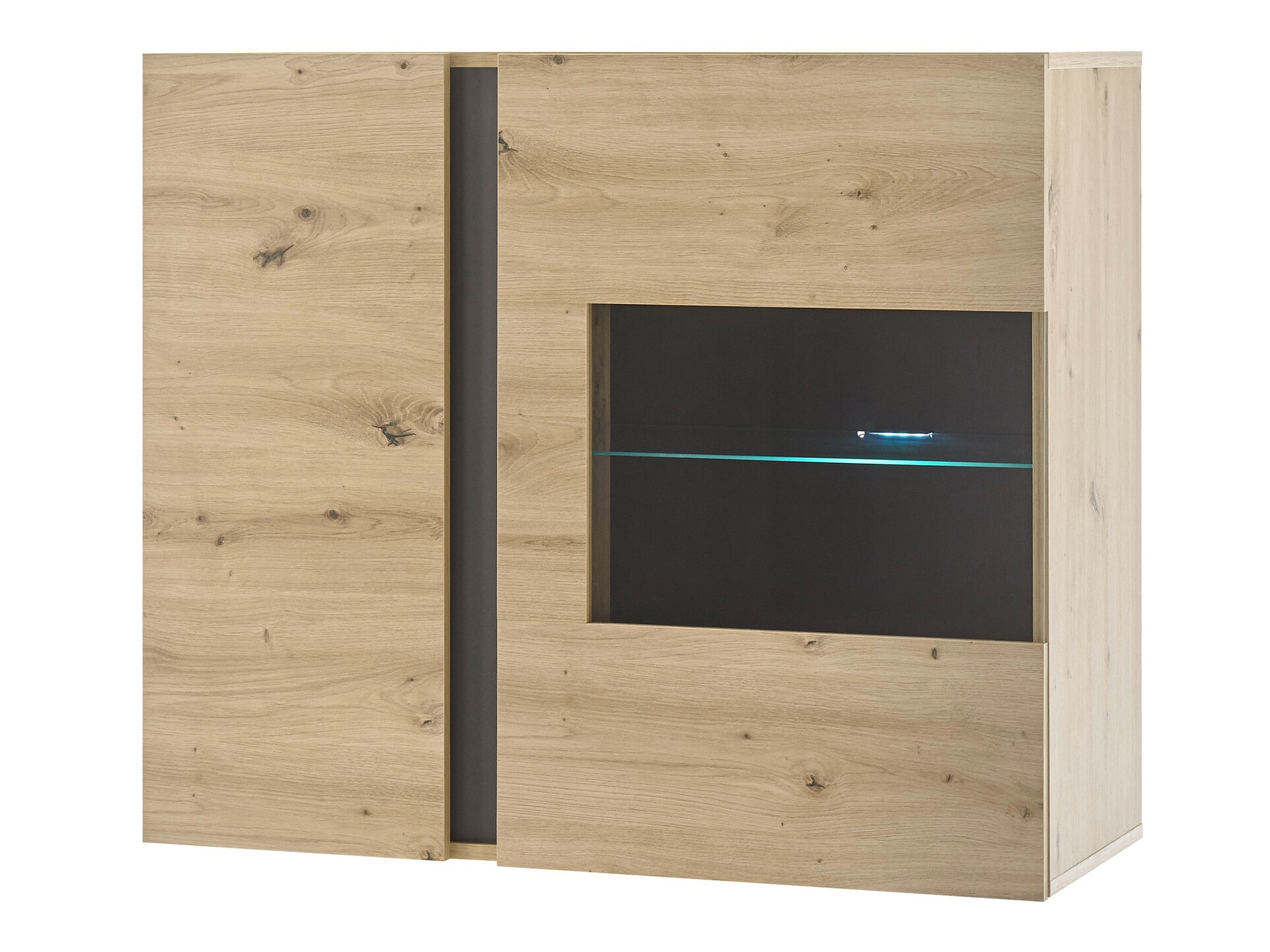 Zidni ormarić Veropho 105 (Artisan hrast + Grafit)
