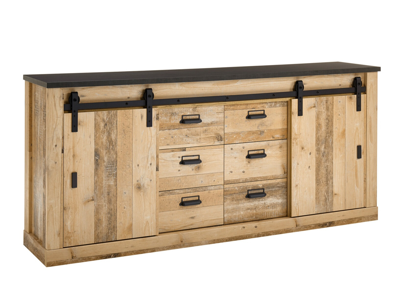 Komoda Cirtale 118 (Antracit + Starinsko drvo)