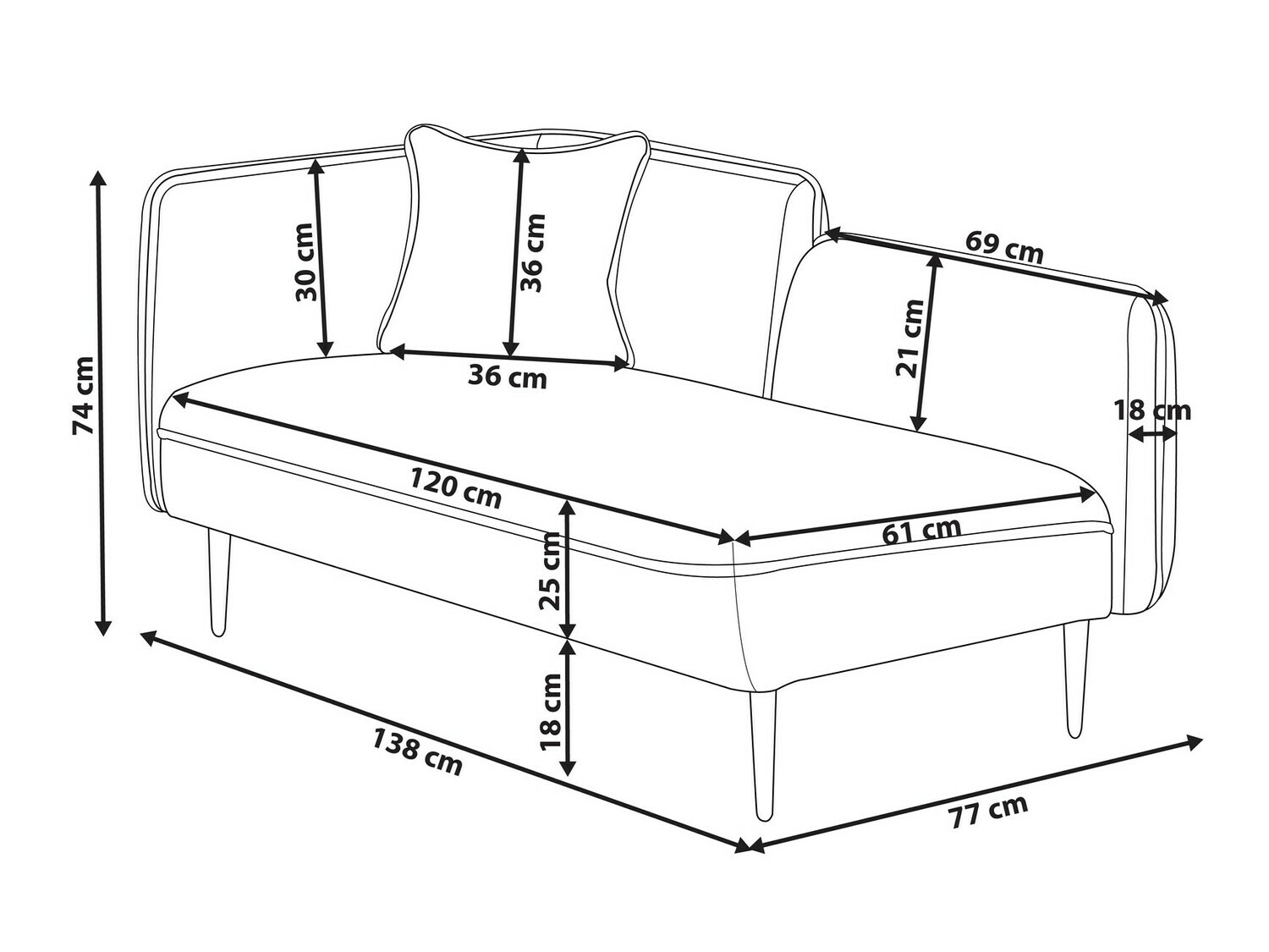 Ležaj Berwyn 311 (Bež)