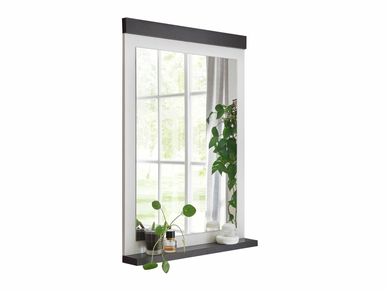 Ogledalo Cirtale 127 (Antracit + Izbijeljeni bor)