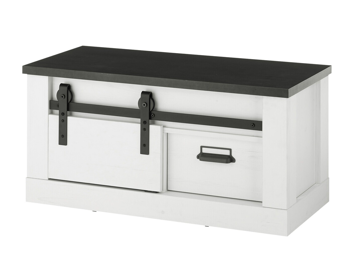 Ormarić za cipele Cirtale 124 (Antracit + Izbijeljeni bor)