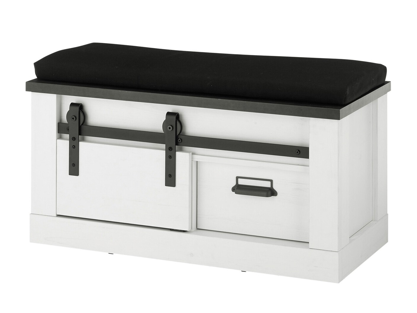 Ormarić za cipele Cirtale 125 (Antracit + Izbijeljeni bor)