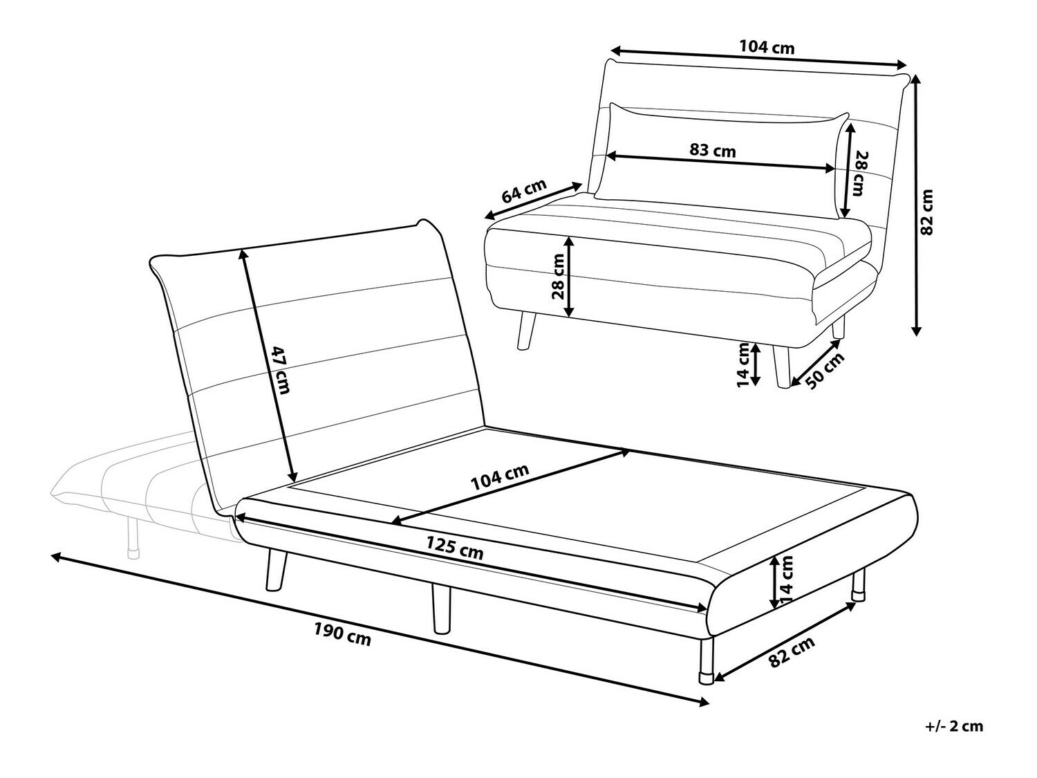 Fotelja Berwyn 114 (Zelena)