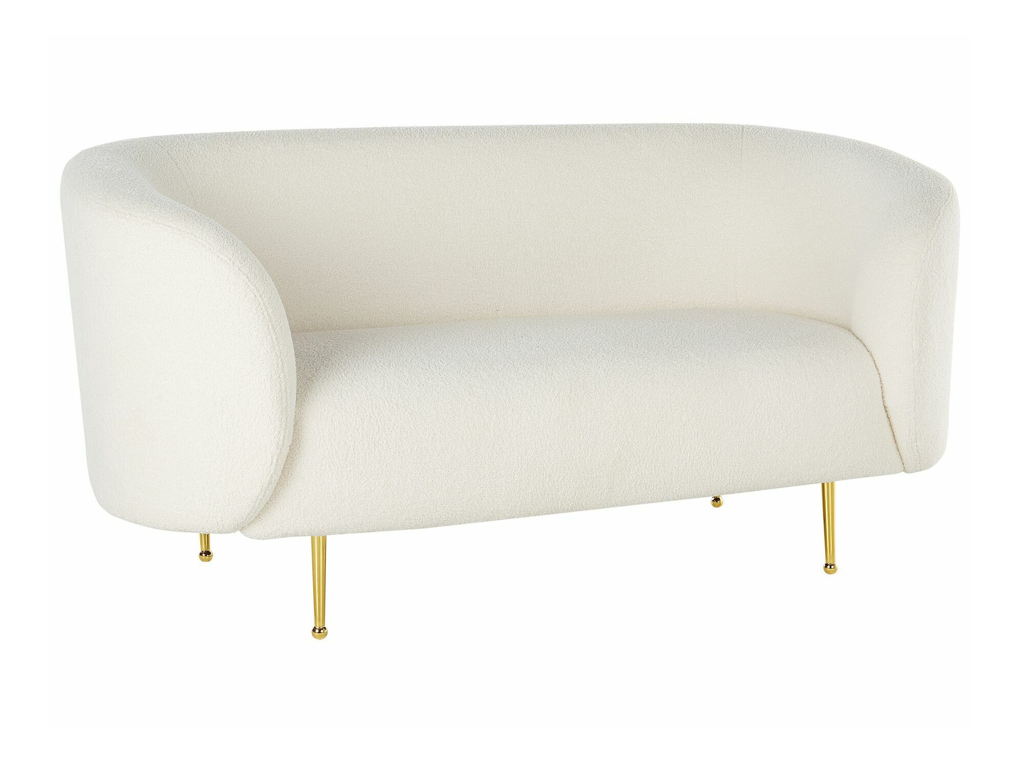 Kauč Berwyn 123 (Bijela + Zlatna)