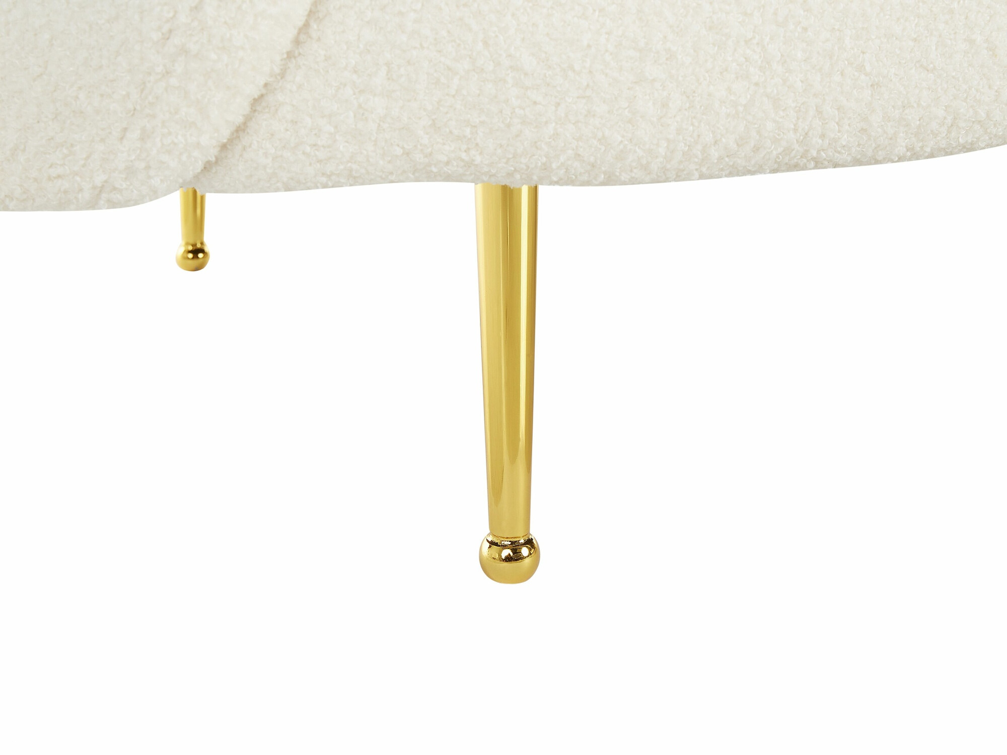 Kauč Berwyn 123 (Bijela + Zlatna)