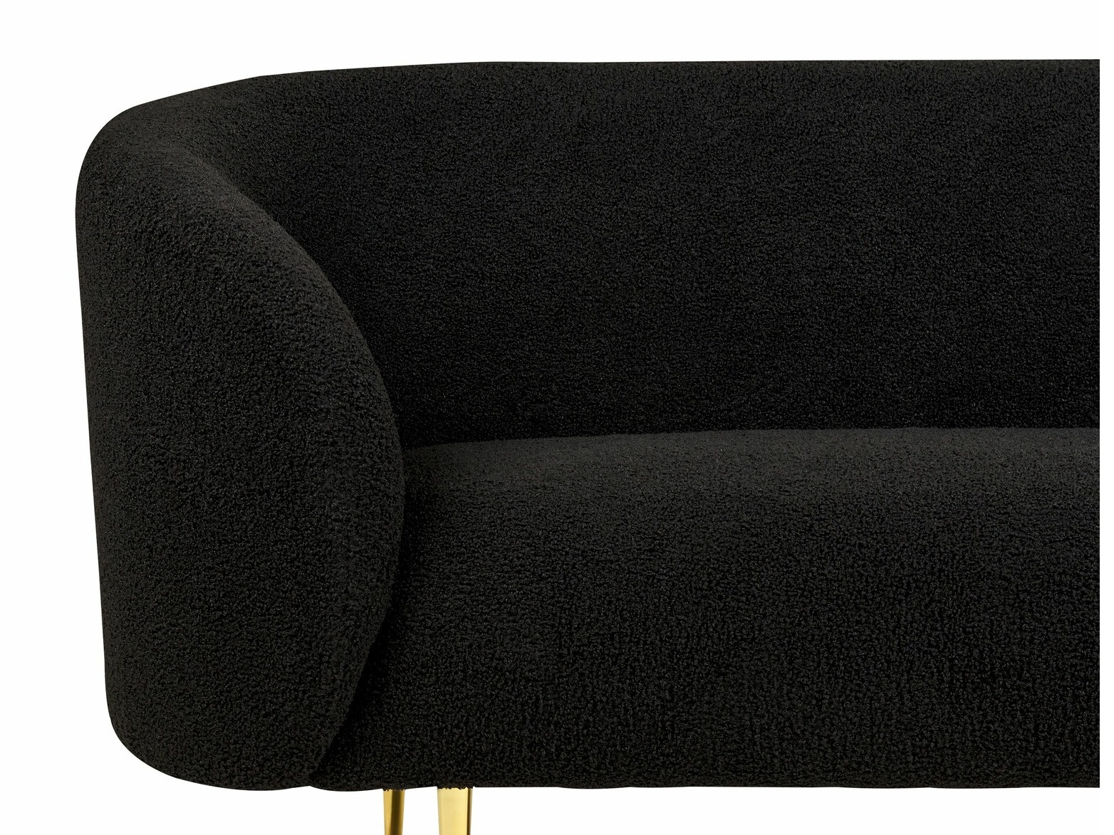 Kauč Berwyn 123 (Crna + Zlatna)