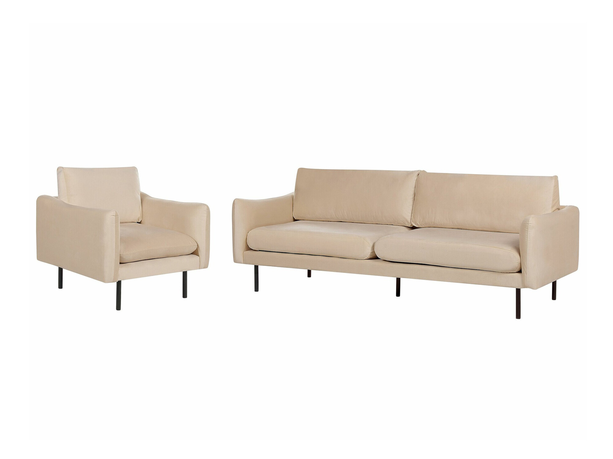 Tapecirani namještaj Berwyn 1827 (Svijetlo smeđa)