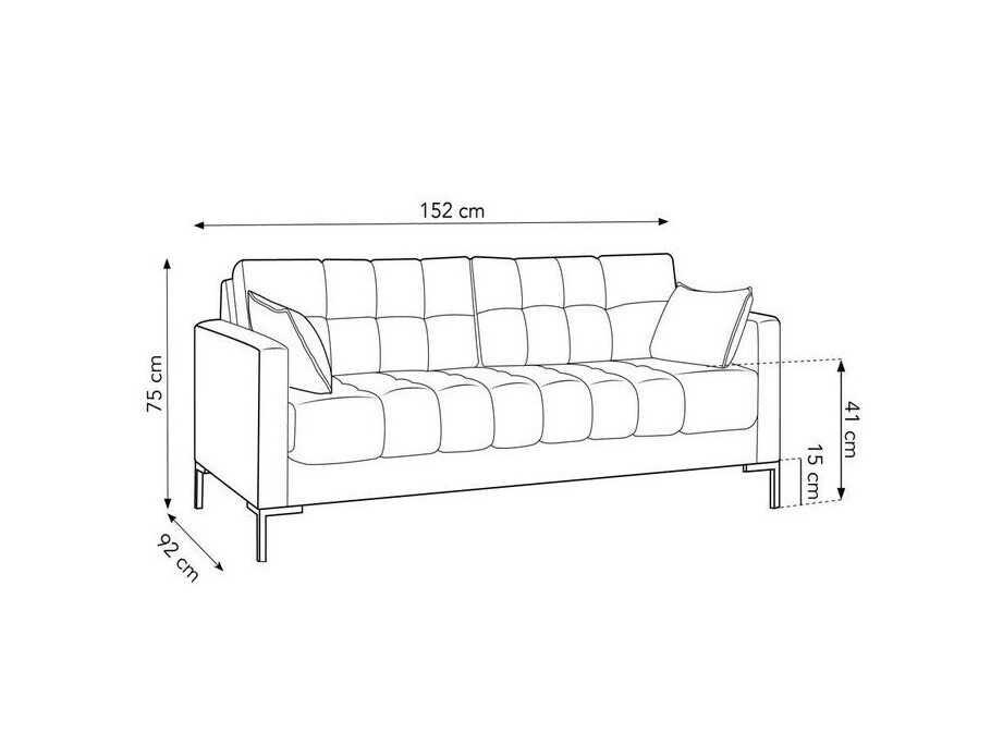 Kauč Lormelo 100 (Bluvel 13)