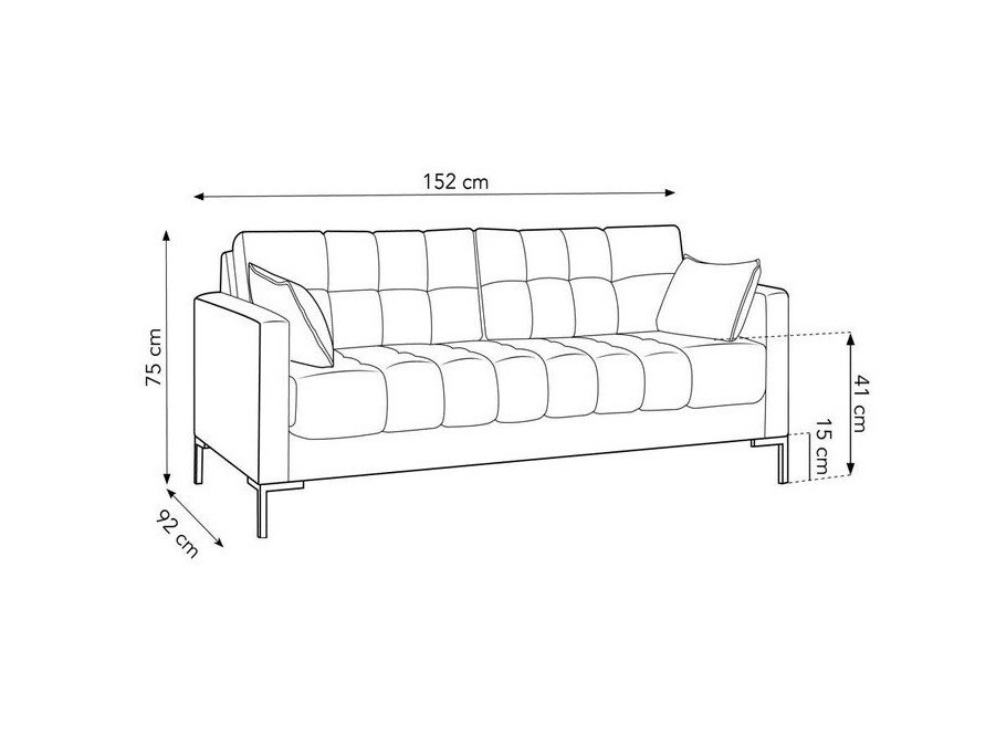 Kauč Lormelo 100 (Bluvel 19)