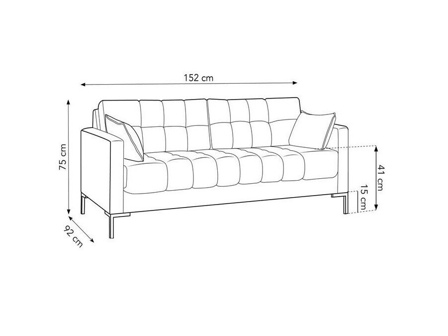Kauč Lormelo 100 (Bluvel 52)