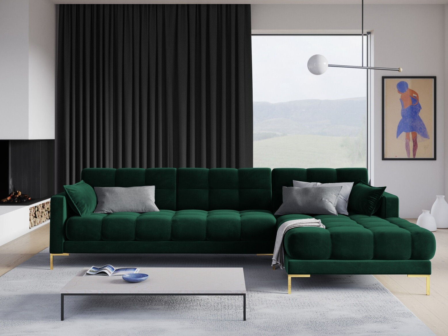 Kutna garnitura Lormelo 103 (Desno)