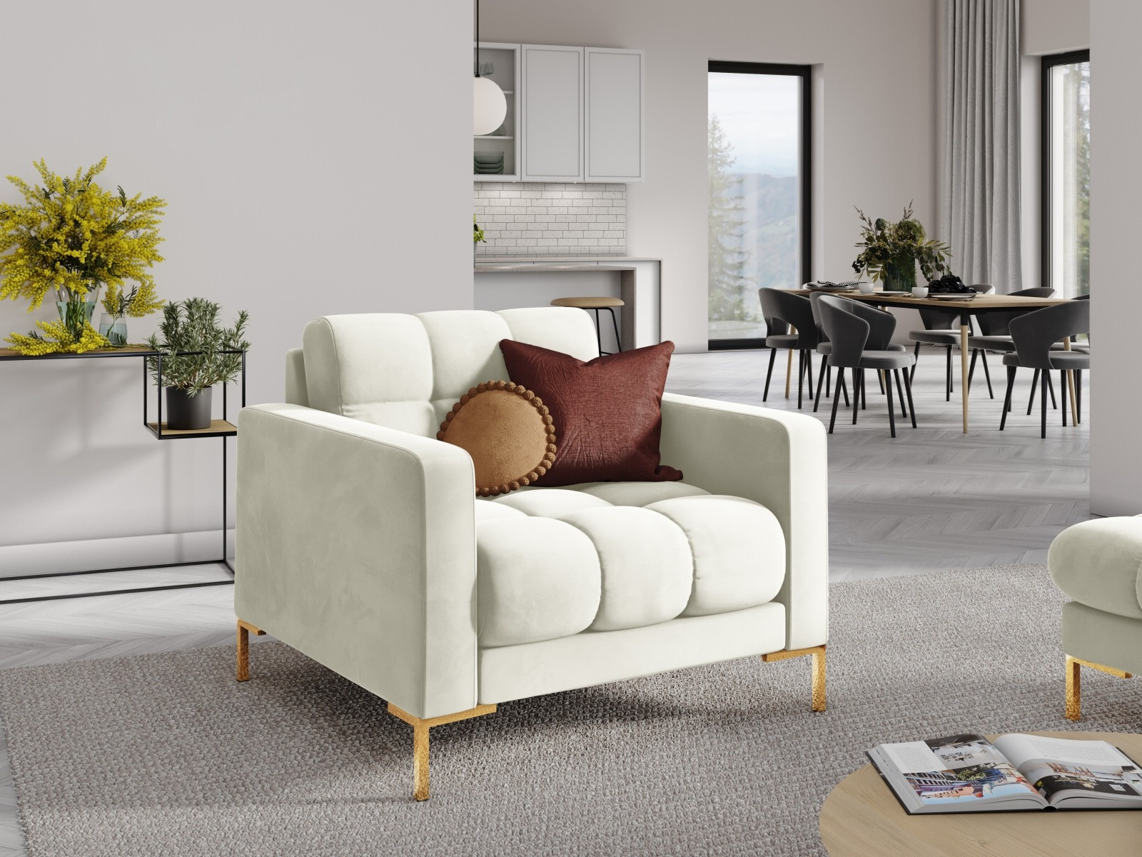 Fotelja Lormelo 106 (Bluvel 22)