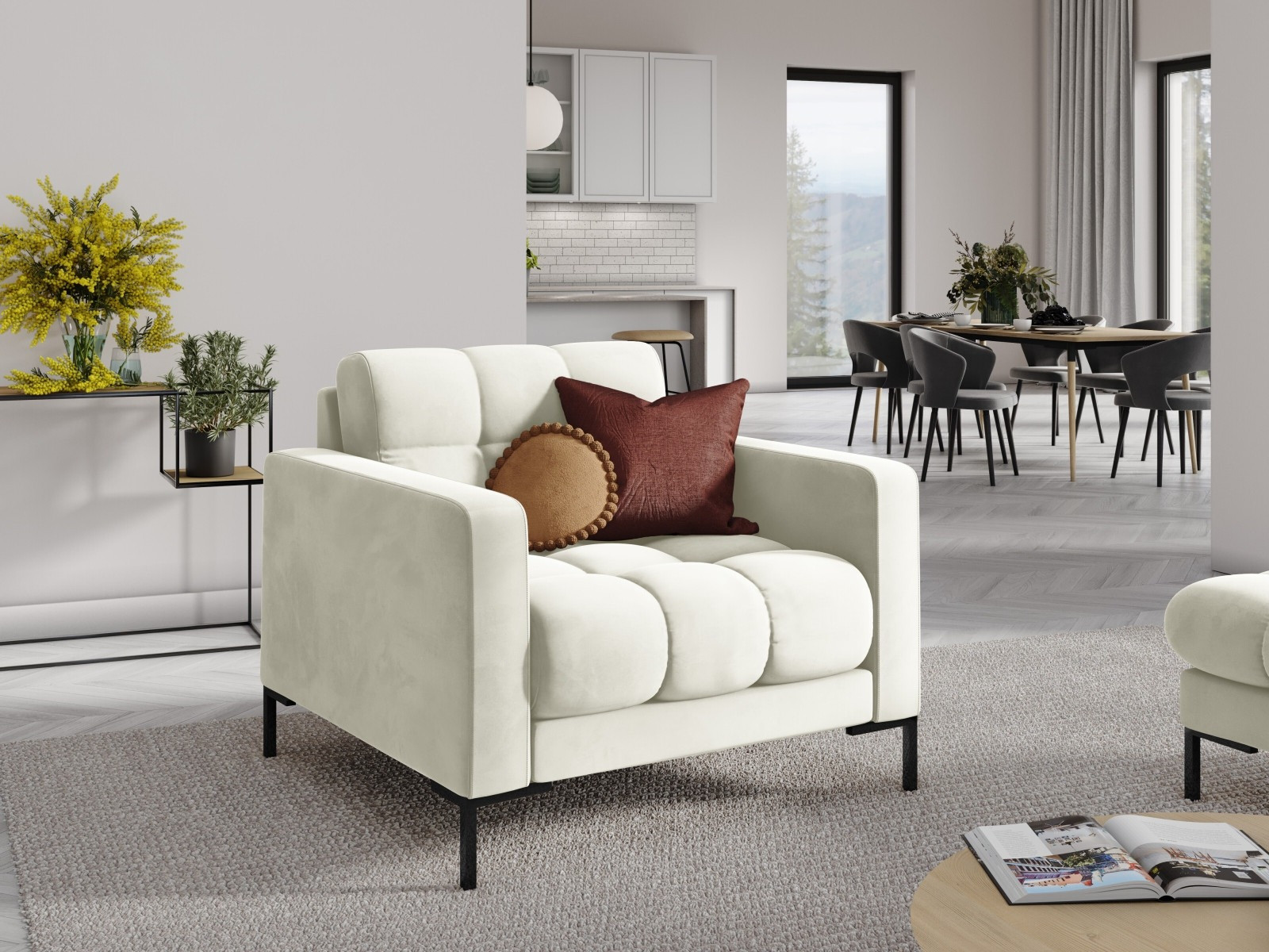 Fotelja Lormelo 106 (Bluvel 22)