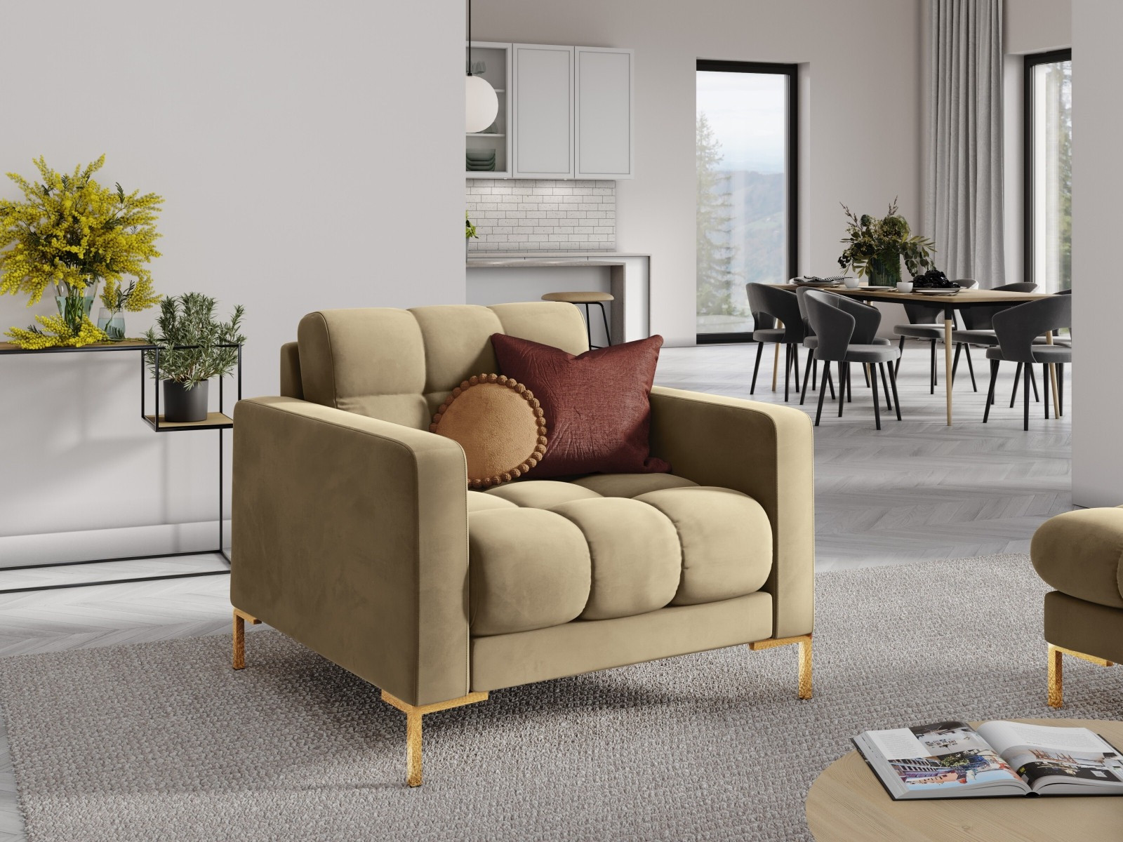 Fotelja Lormelo 106 (Bluvel 28)