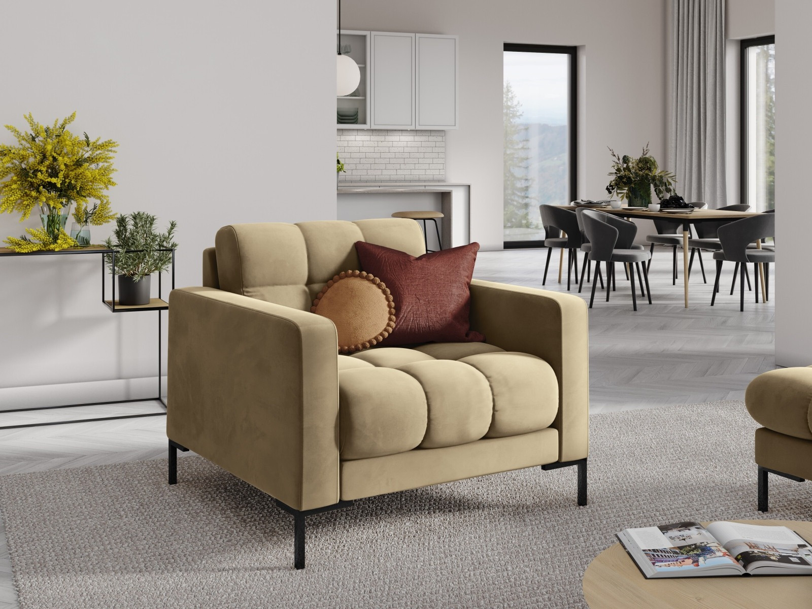 Fotelja Lormelo 106 (Bluvel 28)