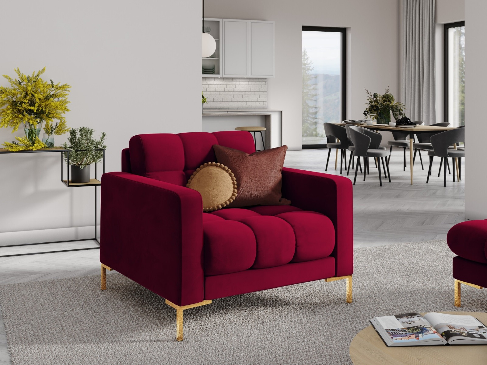 Fotelja Lormelo 106 (Bluvel 59)