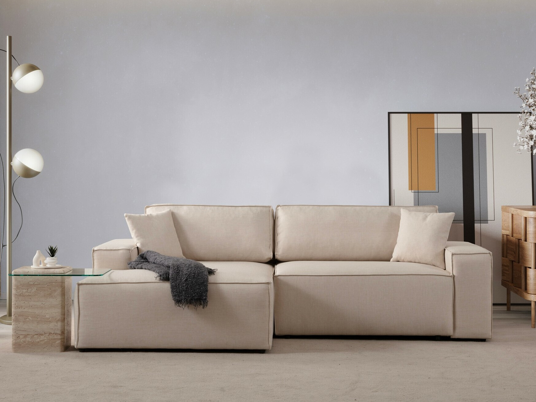 Kutna garnitura Altadena 580 (Krem)