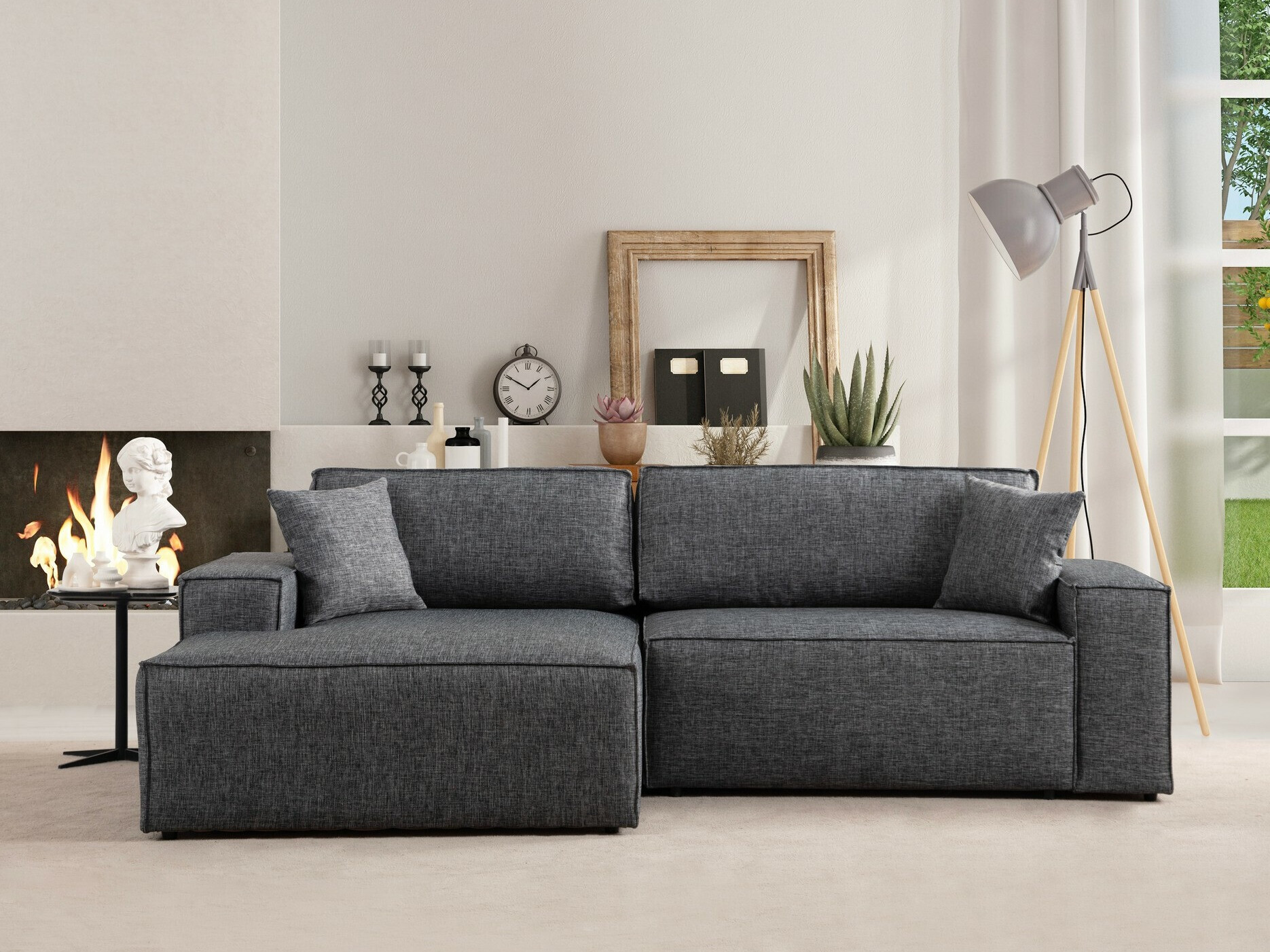 Kutna garnitura Altadena 580 (Siva)