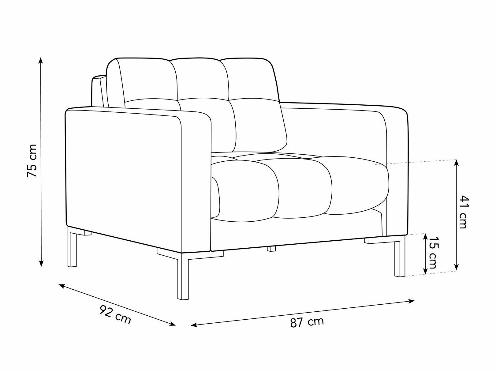 Fotelja Lormelo 106 (Neve 80)