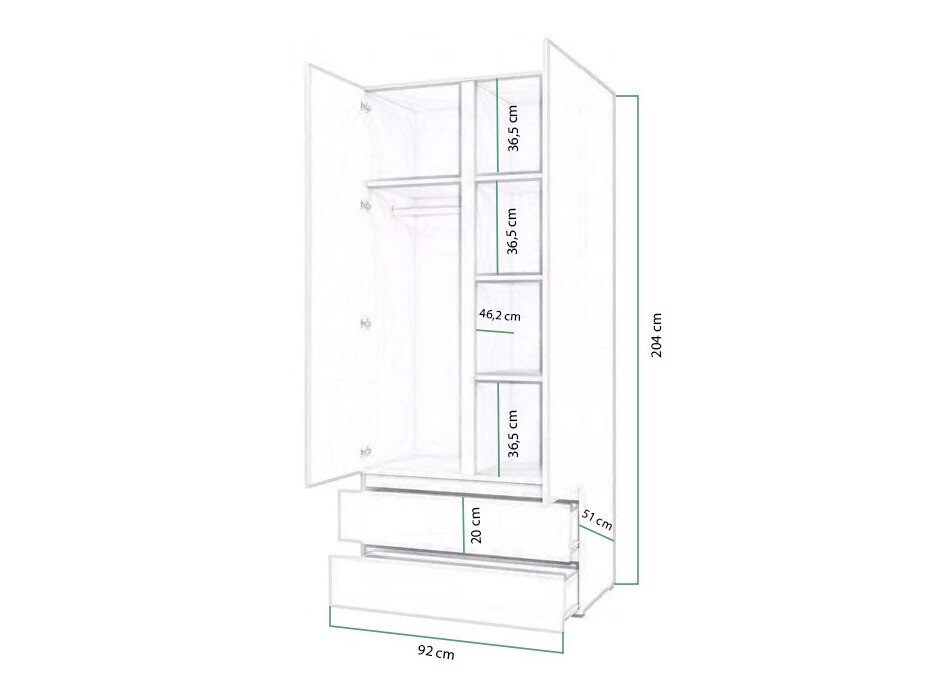 Ormar Cirdora 101 (Sonoma hrast)