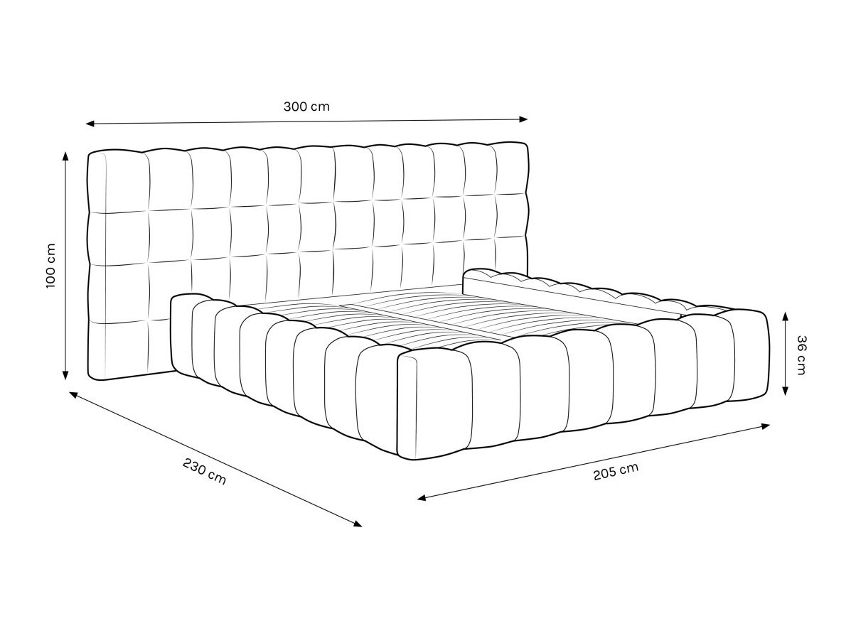 Krevet Lormelo 108 (Bluvel 86)