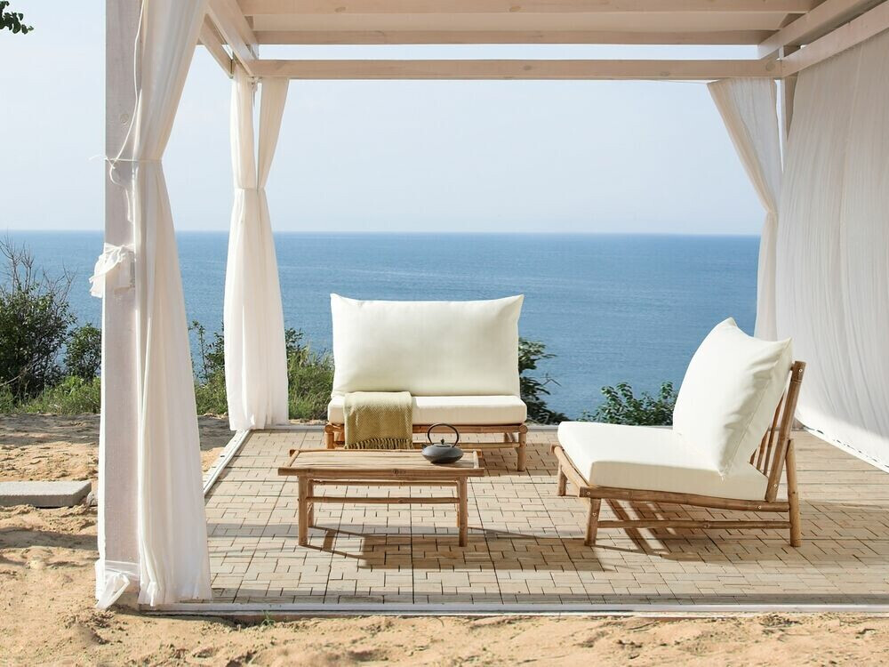 Set vrtnog namještaja Berwyn 1835 (Bež + Svijetlo drvo)