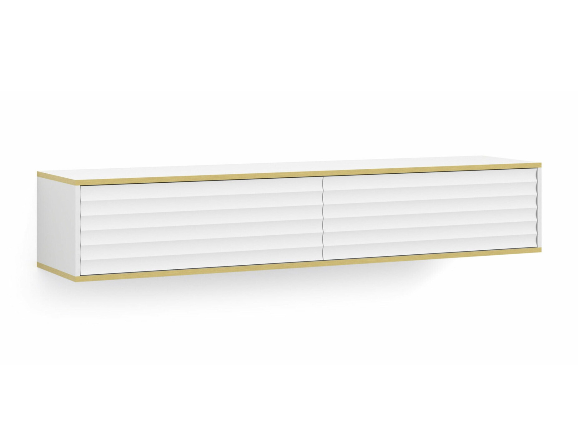 TV stol Buffalo 101 (Bijela + Zlatno)