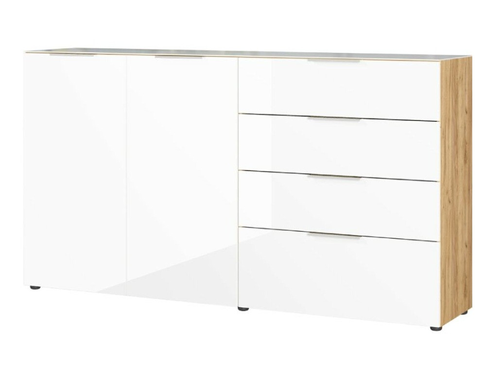 Komoda Sacramento 302 (Bijela + Navarra hrast)