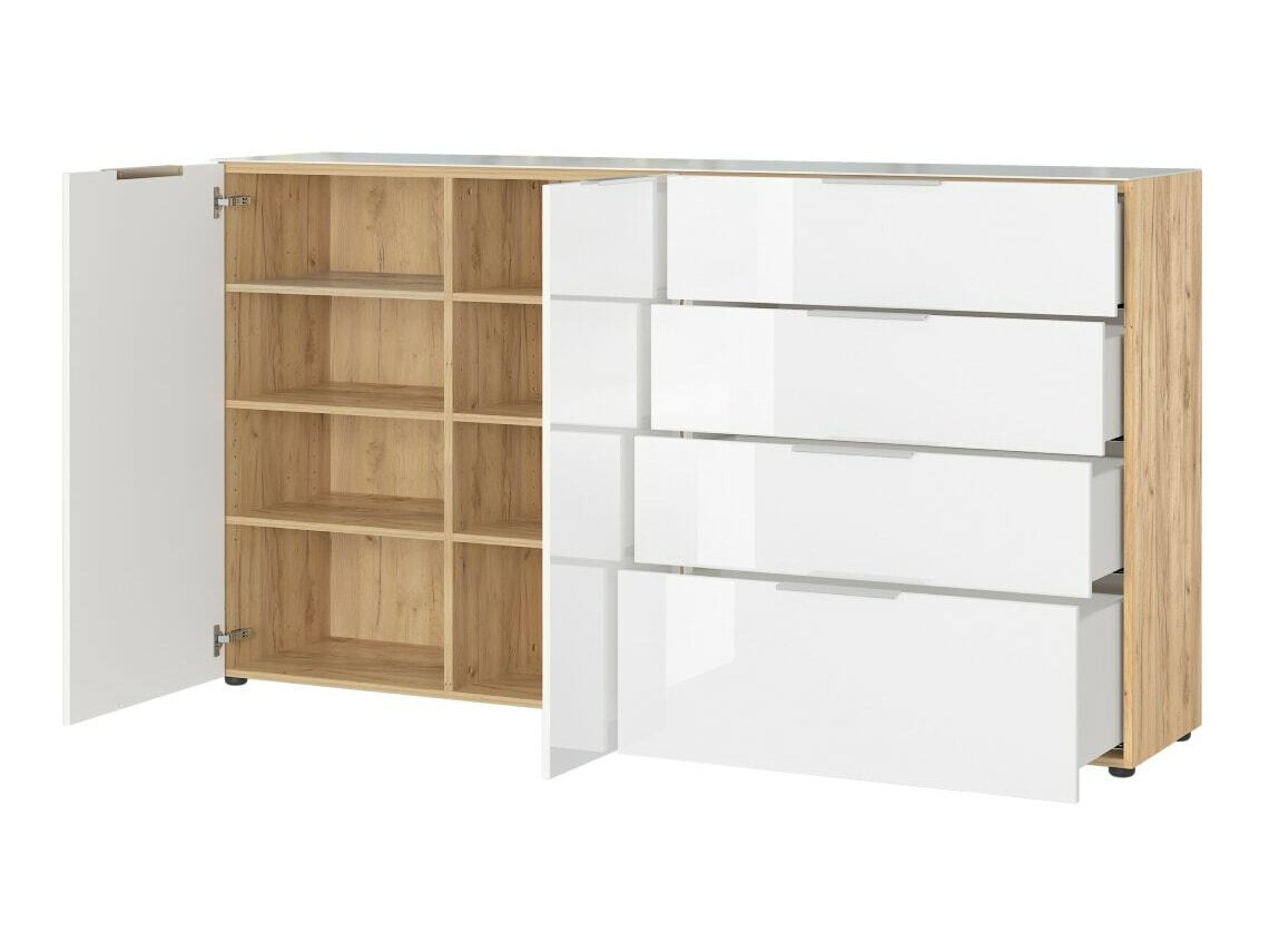 Komoda Sacramento 302 (Bijela + Navarra hrast)