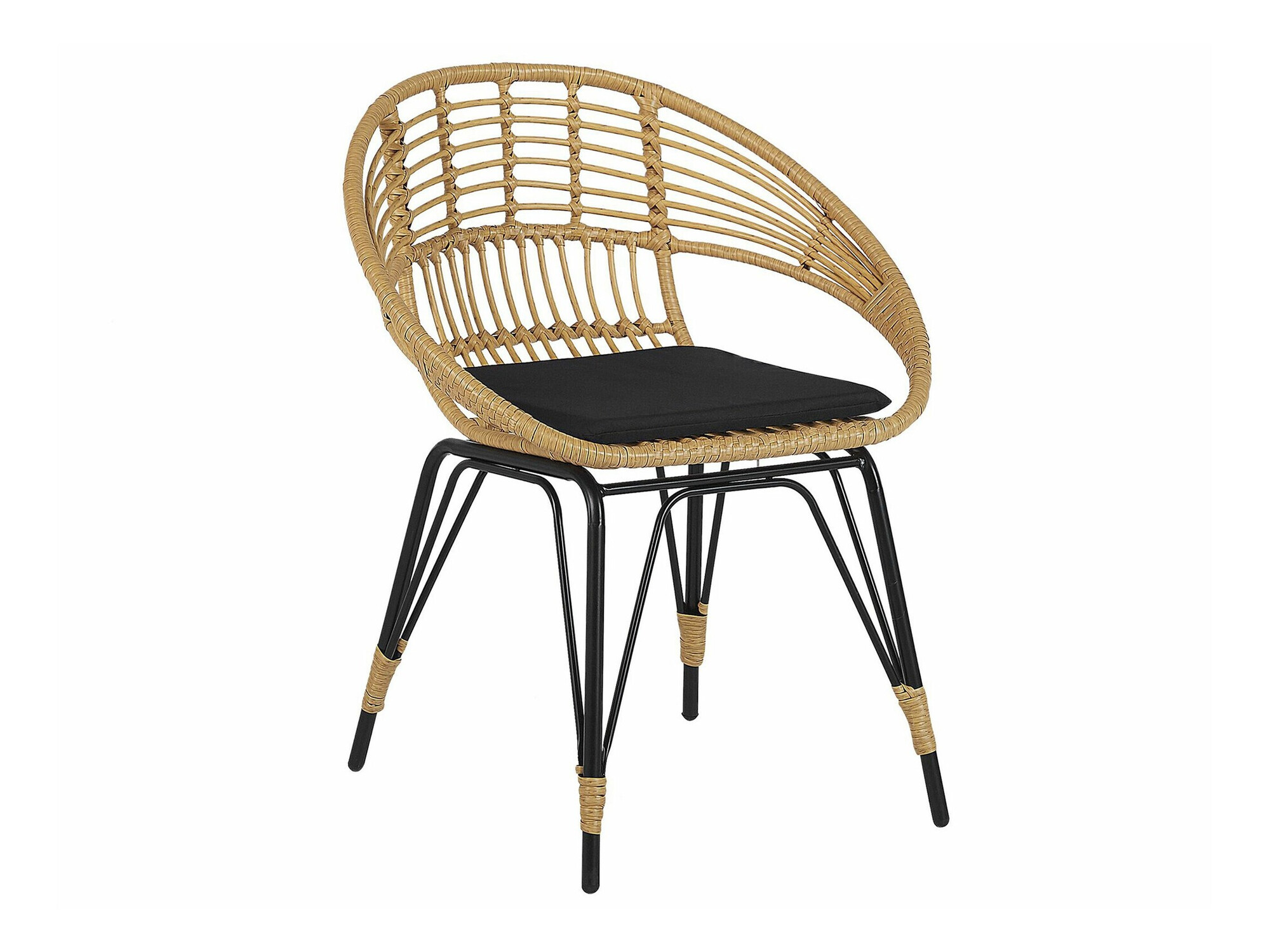 Balkonska garnitura Berwyn 1838 (Crna + Bež)