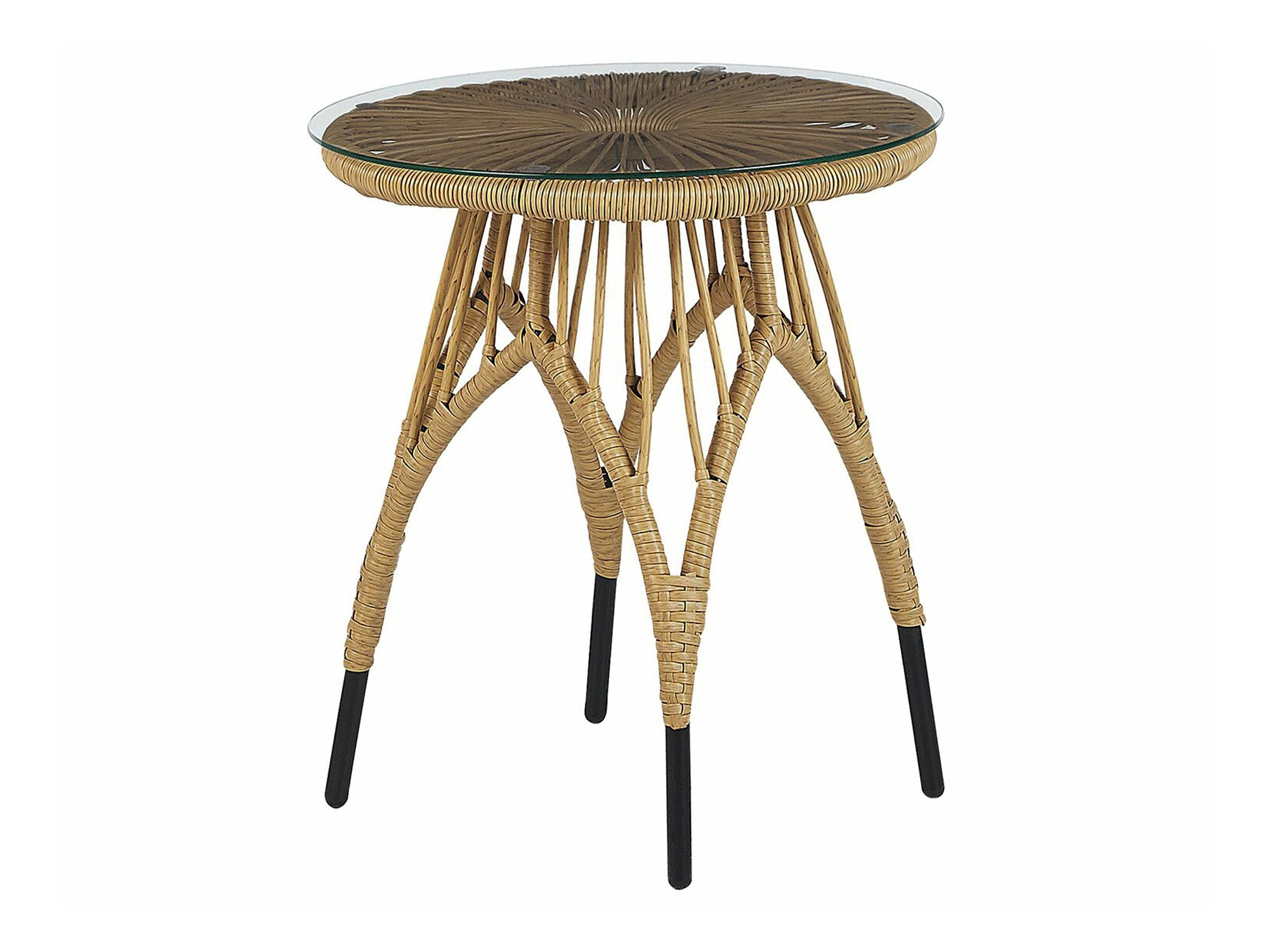 Balkonska garnitura Berwyn 1838 (Crna + Bež)