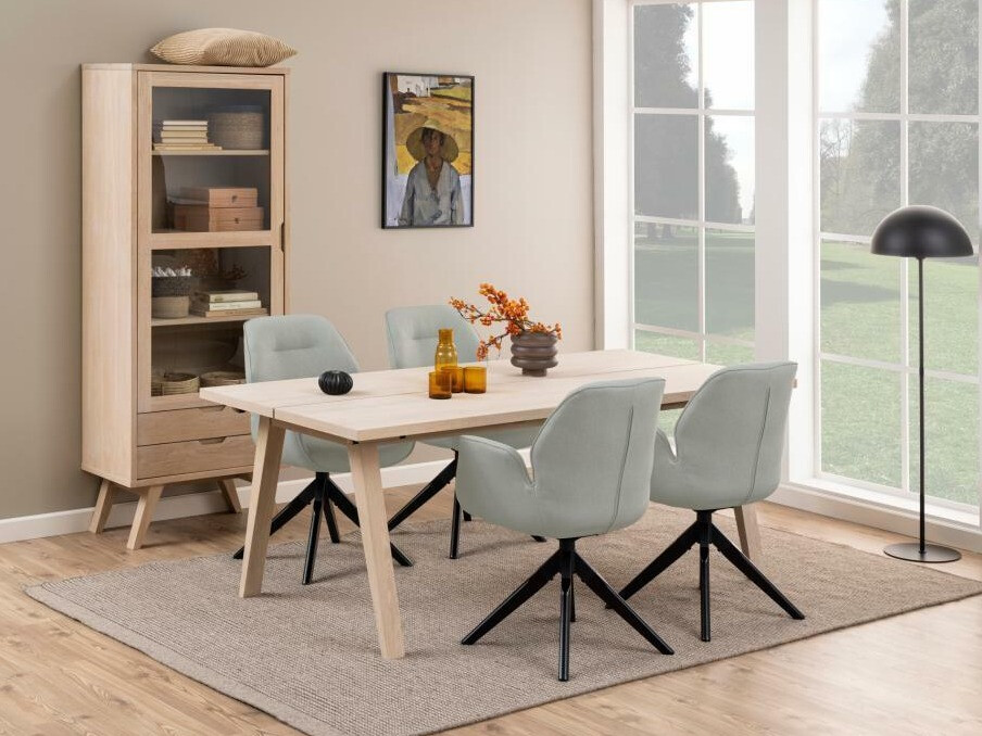 Stolica Norsica 392 (Svijetlo siva + Crna)