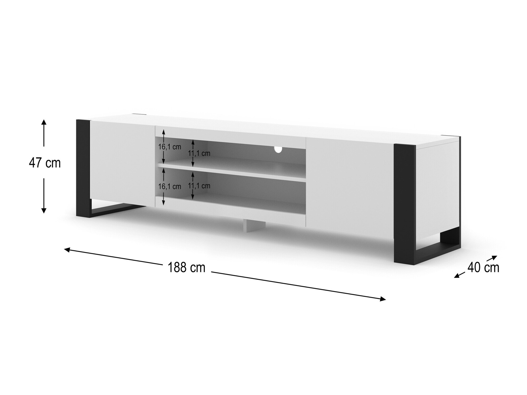 TV stol Tivtora 101 (Hrast Artisan)