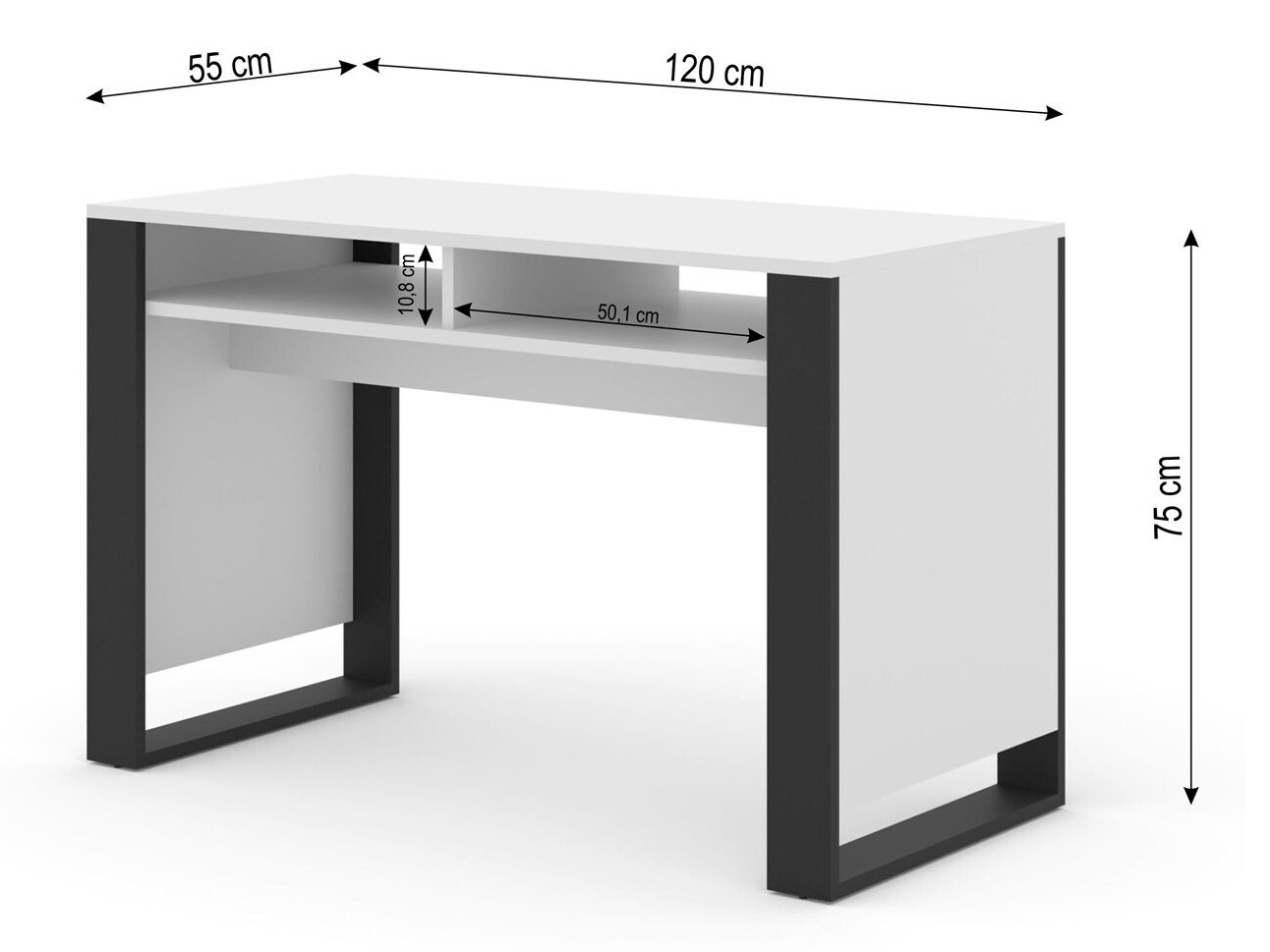 Uredski stol Tivtora 108 (Mat bijela)