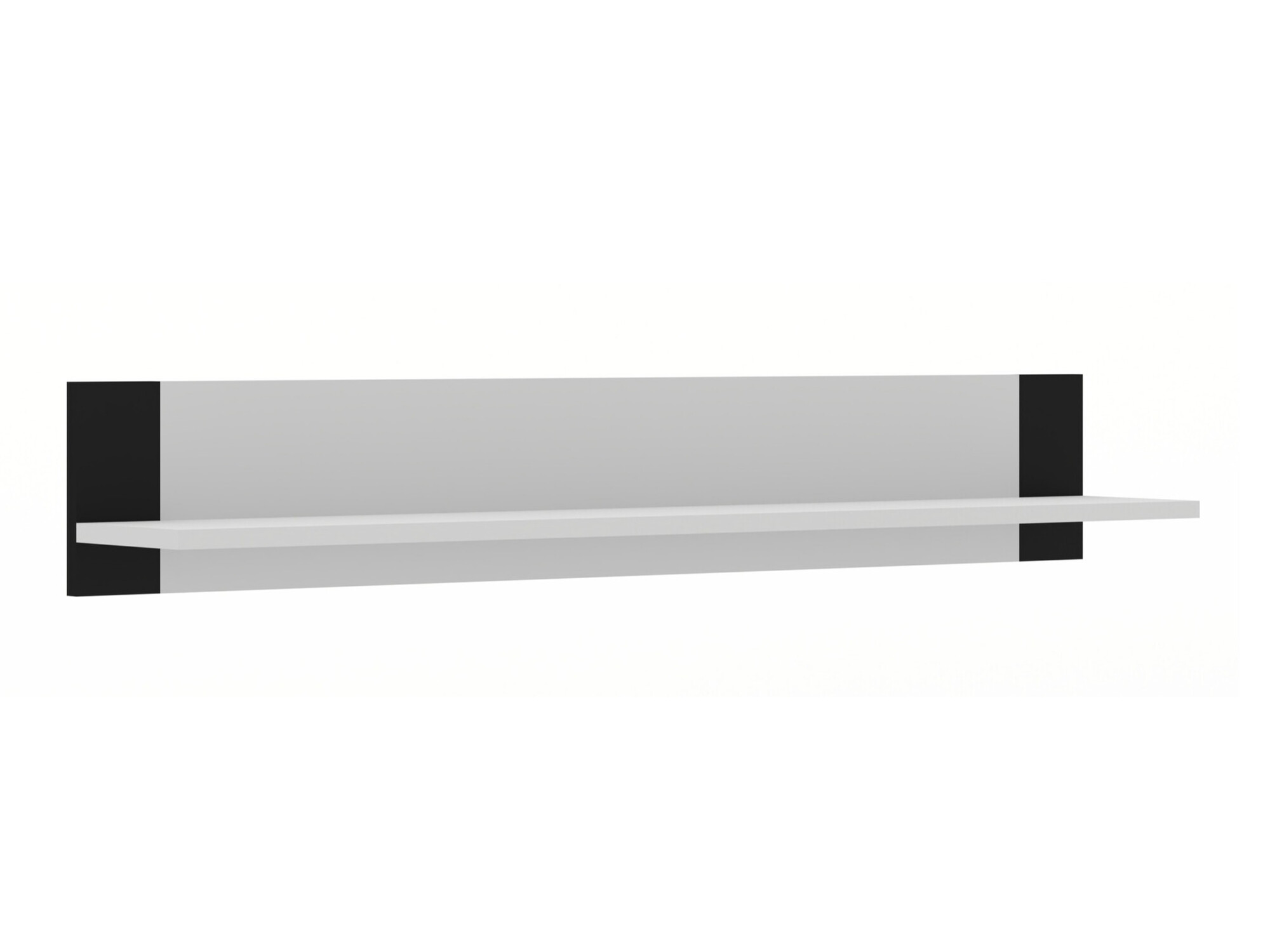 Zidna polica Tivtora 104 (Mat bijela)