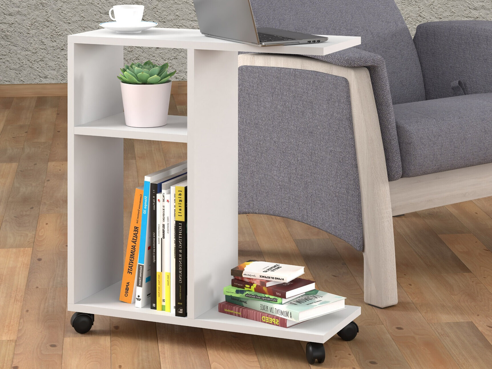 Pomoćni stolić Buffalo 141 (Mat bijela)