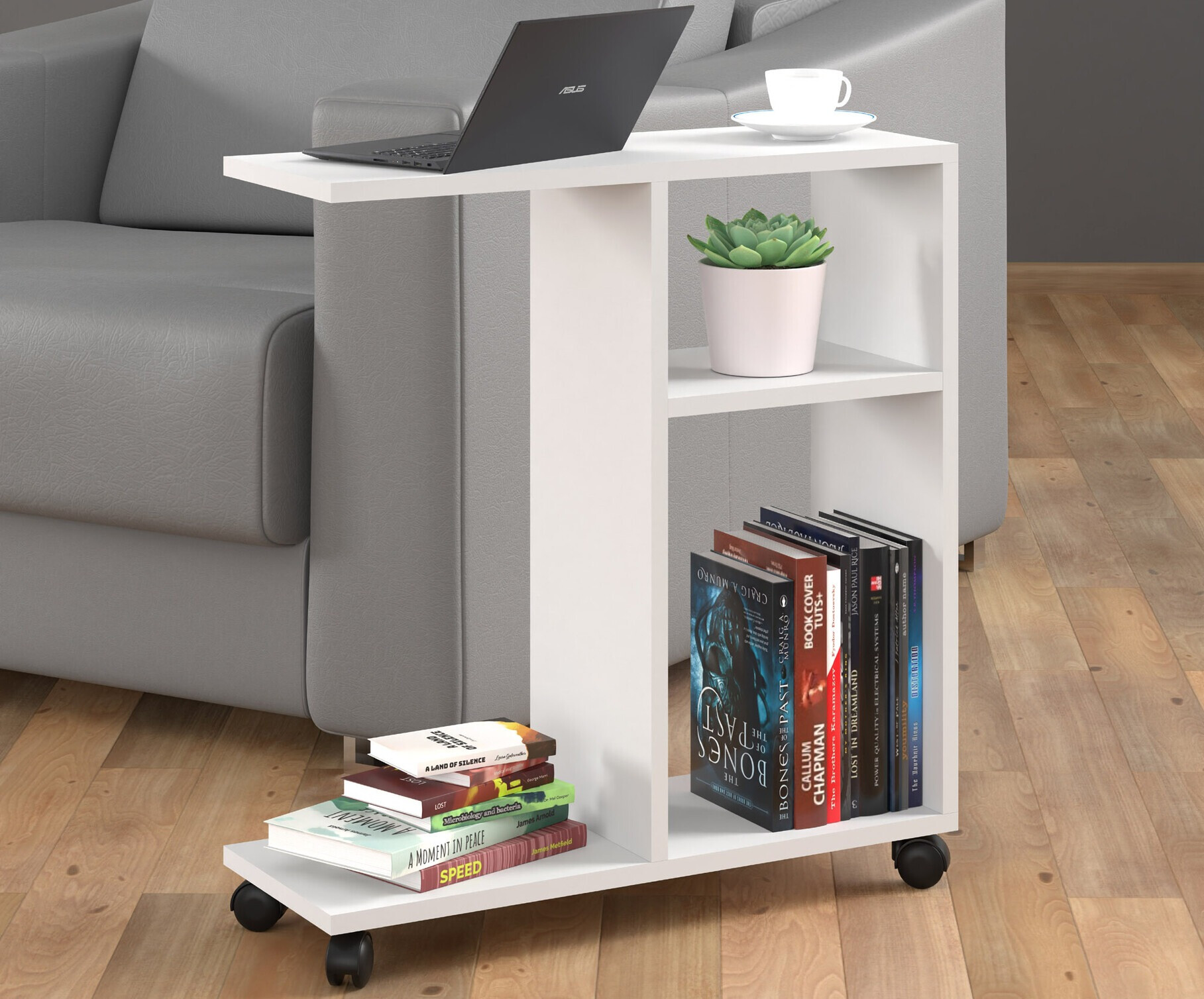 Pomoćni stolić Buffalo 141 (Mat bijela)