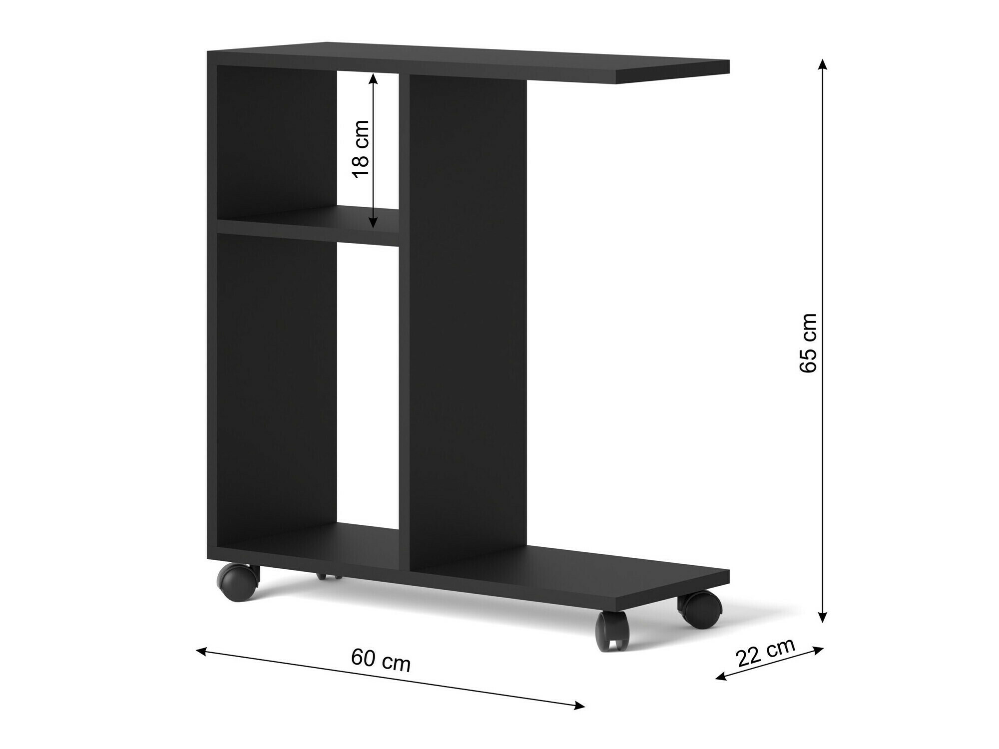 Pomoćni stolić Buffalo 141 (Mat bijela)