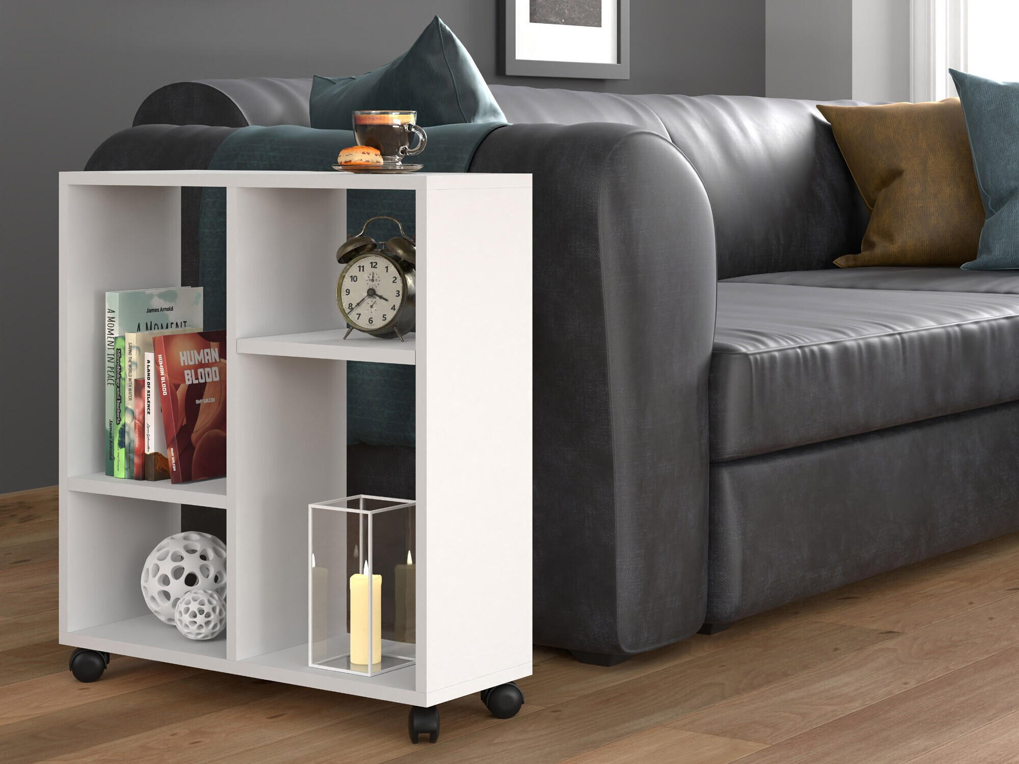 Pomoćni stolić Buffalo 142 (Mat bijela)